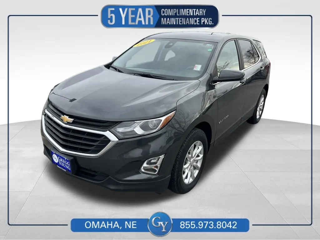 Gray 2021 Chevrolet Equinox LT for sale in Omaha, NE