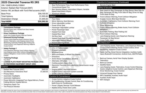 Photos of 2025 Chevrolet Traverse RS for sale in Omaha, NE at Gregg Young Chevrolet of Omaha