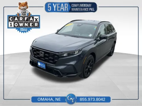 Silver 2025 Honda CR-V Hybrid Sport-L for sale in Omaha, NE