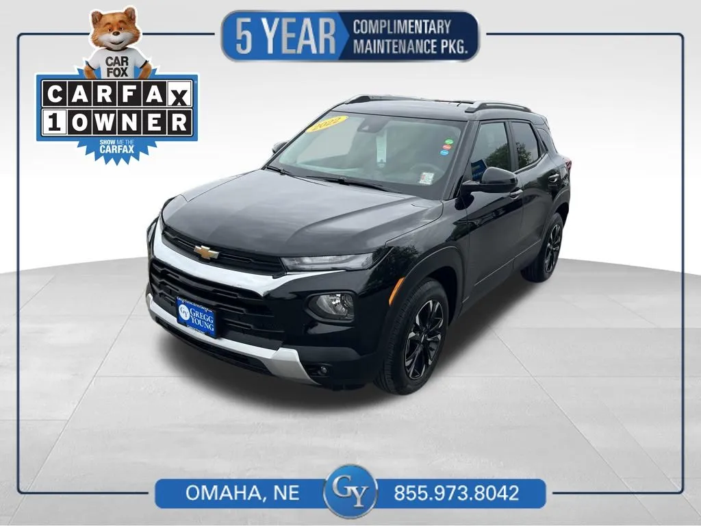 Black 2022 Chevrolet TrailBlazer LT for sale in Omaha, NE