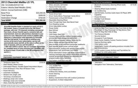 Photos of 2012 Chevrolet Malibu LS for sale in Omaha, NE at Gregg Young Chevrolet of Omaha