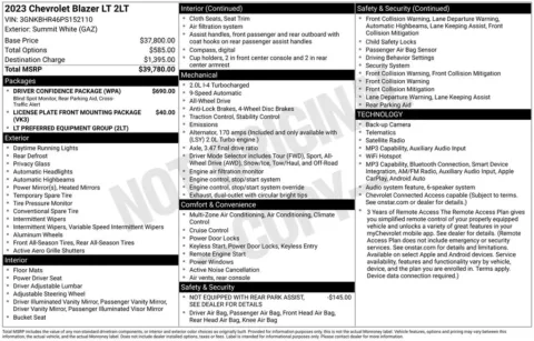 Photos of 2023 Chevrolet Blazer LT for sale in Omaha, NE at Gregg Young Chevrolet of Omaha