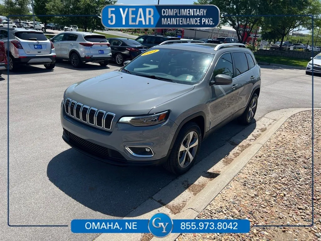 Gray 2021 Jeep Cherokee Limited for sale in Omaha, NE