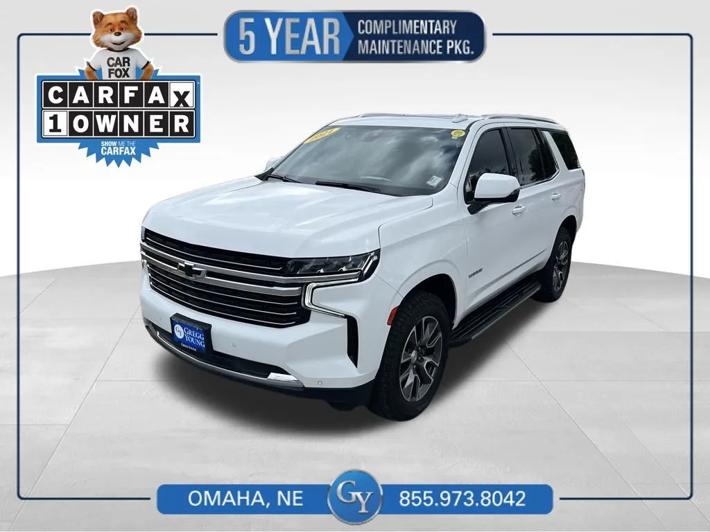 White 2021 Chevrolet Tahoe LT for sale in Omaha, NE