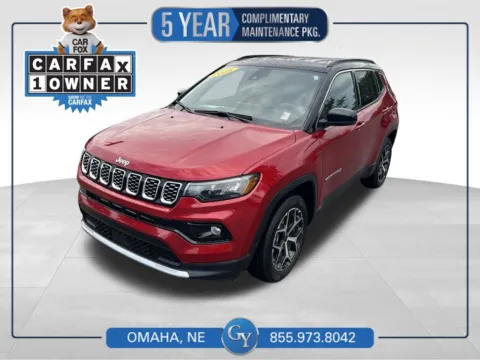 Red 2025 Jeep Compass Limited for sale in Omaha, NE