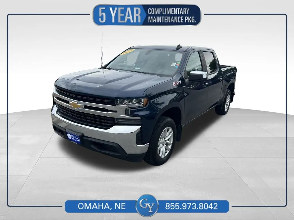 Blue 2020 Chevrolet Silverado 1500 LT for sale in Omaha, NE