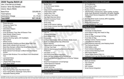 Photos of 2020 Toyota RAV4 LE for sale in Omaha, NE at Gregg Young Chevrolet of Omaha