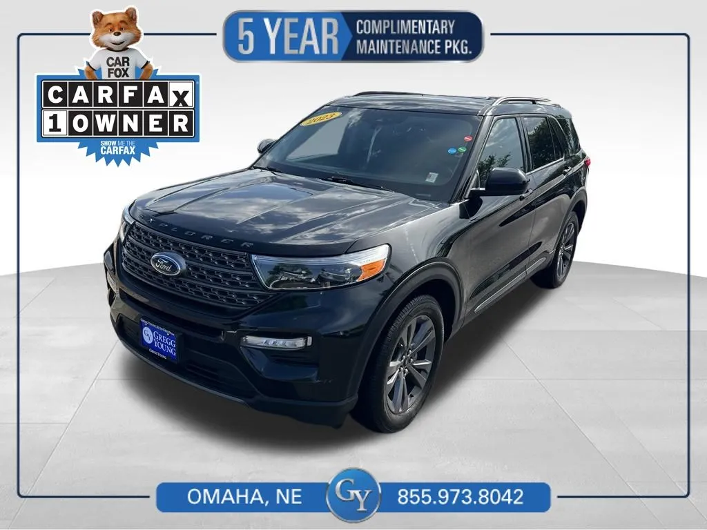 Black 2023 Ford Explorer XLT for sale in Omaha, NE