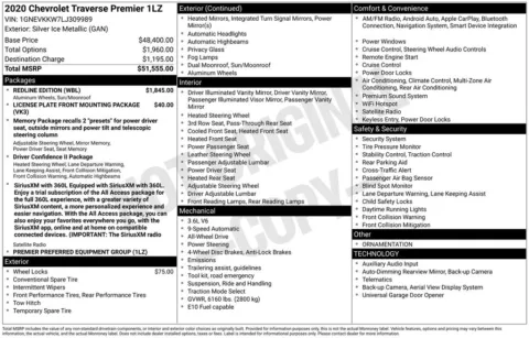 Photos of 2020 Chevrolet Traverse Premier for sale in Omaha, NE at Gregg Young Chevrolet of Omaha