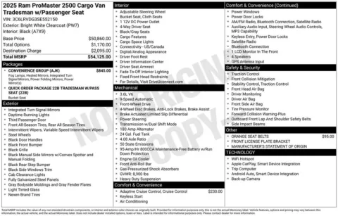 Photos of 2025 Ram ProMaster 2500 High Roof for sale in Omaha, NE at Gregg Young Chevrolet of Omaha