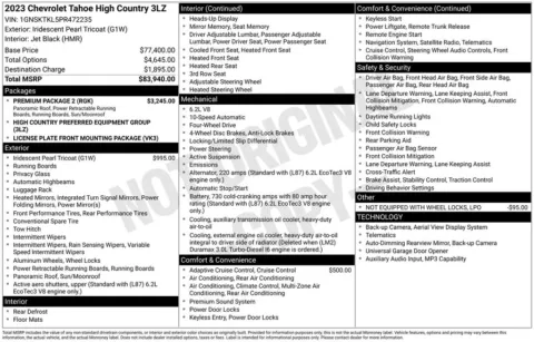 Photos of 2023 Chevrolet Tahoe High Country for sale in Omaha, NE at Gregg Young Chevrolet of Omaha
