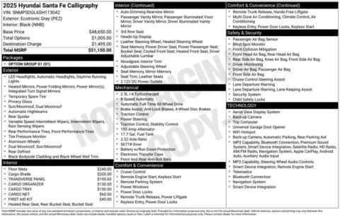 Photos of 2025 Hyundai Santa Fe Calligraphy for sale in Omaha, NE at Gregg Young Chevrolet of Omaha