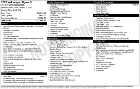 Photos of 2020 Volkswagen Tiguan 2.0T S for sale in Omaha, NE at Gregg Young Chevrolet of Omaha