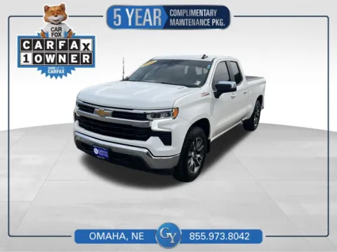White 2022 Chevrolet Silverado 1500 LT for sale in Omaha, NE