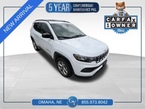 White 2025 Jeep Compass Latitude for sale in Omaha, NE