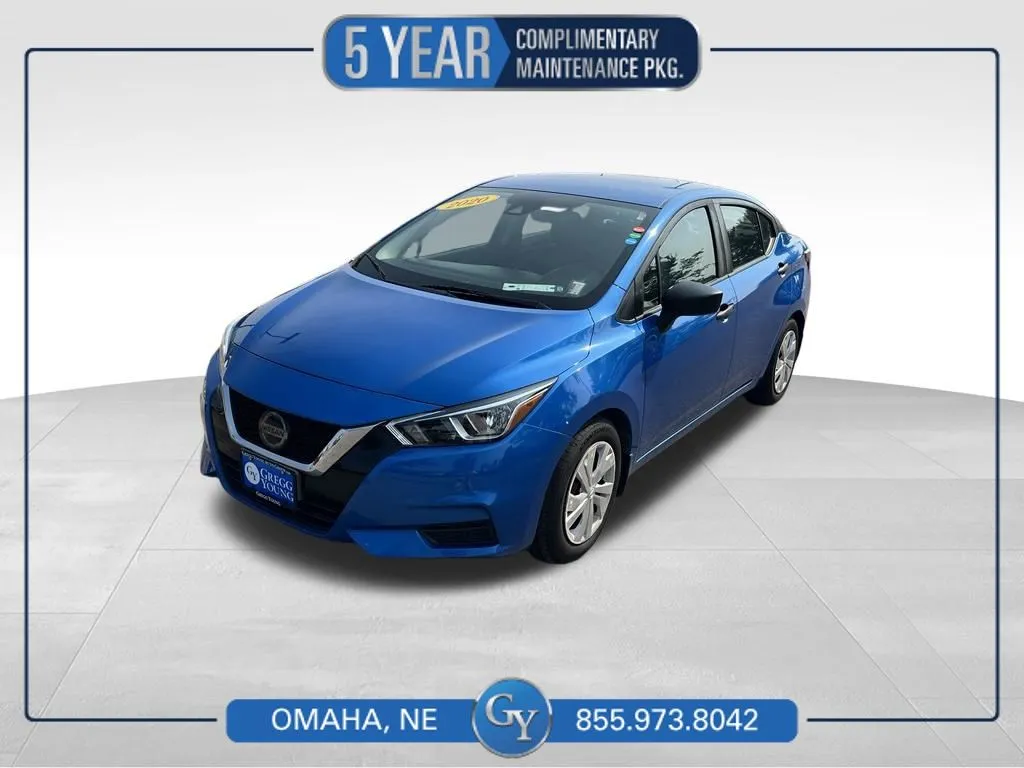 Blue 2020 Nissan Versa 1.6 S for sale in Omaha, NE