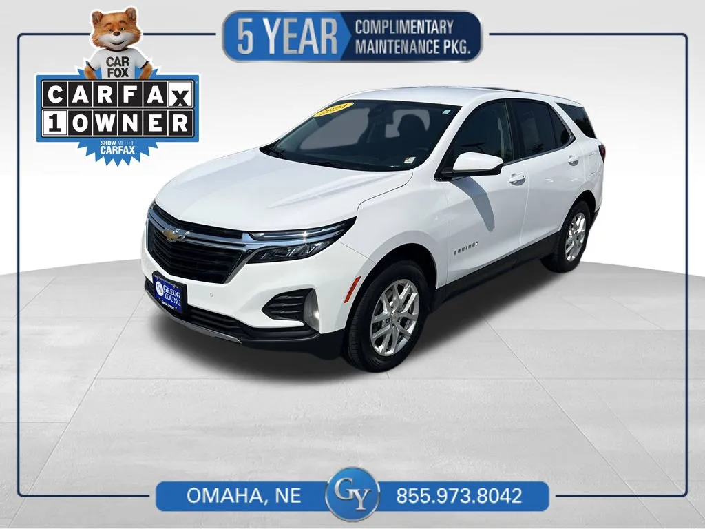 White 2024 Chevrolet Equinox LT for sale in Omaha, NE