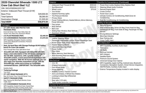Photos of 2020 Chevrolet Silverado 1500 LTZ for sale in Omaha, NE at Gregg Young Chevrolet of Omaha