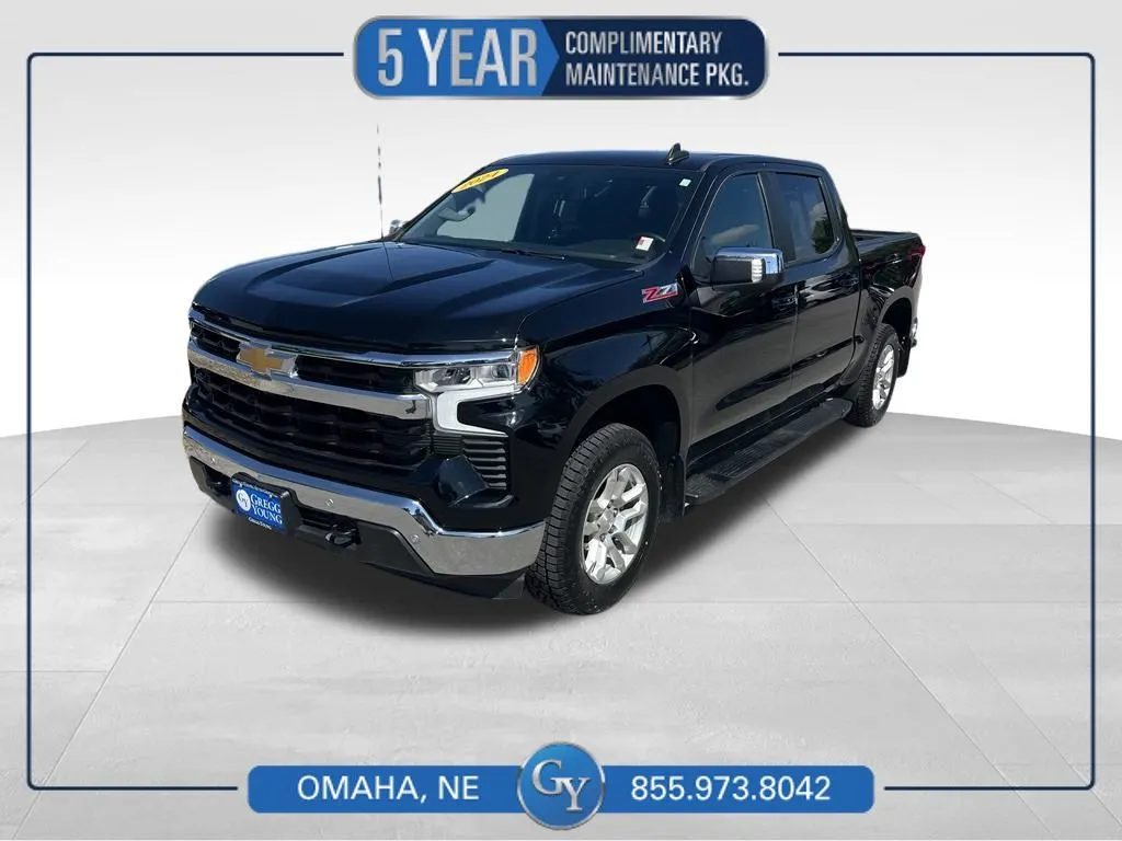 Black 2024 Chevrolet Silverado 1500 LT for sale in Omaha, NE