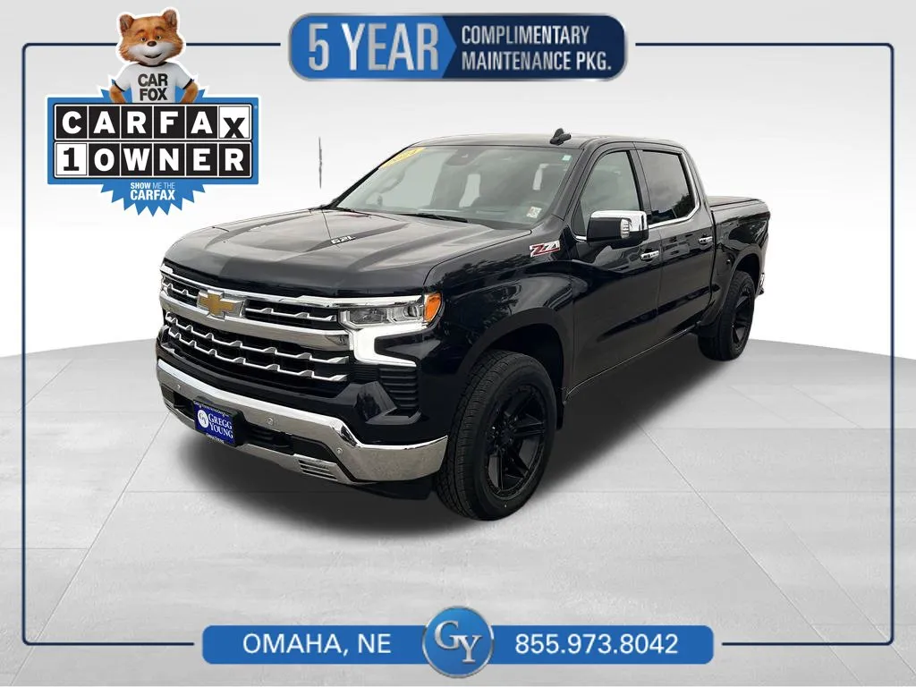 Gray 2024 Chevrolet Silverado 1500 LTZ for sale in Omaha, NE