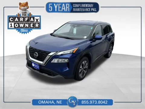 Blue 2023 Nissan Rogue SV for sale in Omaha, NE