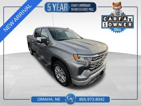Gray 2024 Chevrolet Silverado 1500 LTZ for sale in Omaha, NE