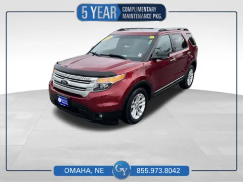 Red 2013 Ford Explorer XLT for sale in Omaha, NE