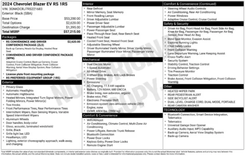 Photos of 2024 Chevrolet Blazer EV RS for sale in Omaha, NE at Gregg Young Chevrolet of Omaha