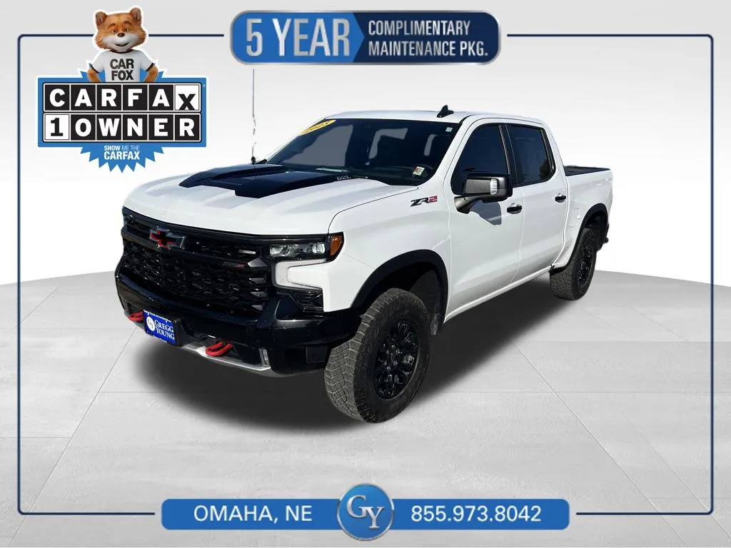 White 2023 Chevrolet Silverado 1500 ZR2 for sale in Omaha, NE