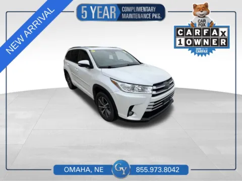 White 2018 Toyota Highlander XLE for sale in Omaha, NE
