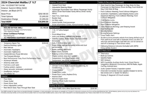 Photos of 2024 Chevrolet Malibu LT for sale in Omaha, NE at Gregg Young Chevrolet of Omaha