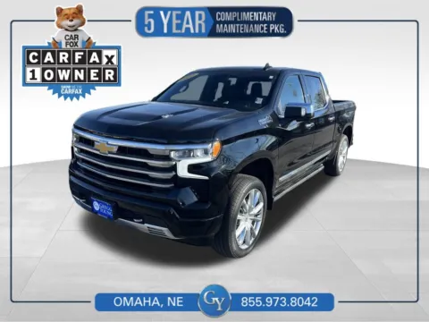 Black 2023 Chevrolet Silverado 1500 High Country for sale in Omaha, NE