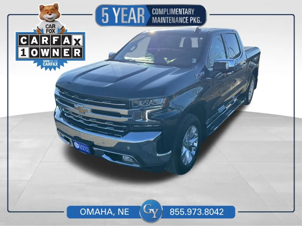 Gray 2022 Chevrolet Silverado 1500 LTD LTZ for sale in Omaha, NE
