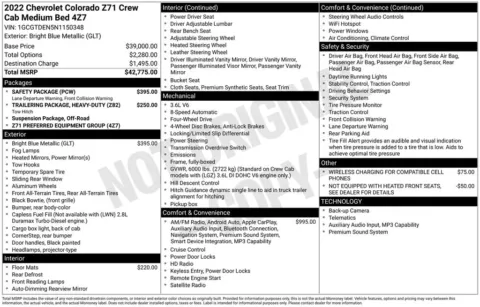 Photos of 2022 Chevrolet Colorado Z71 for sale in Omaha, NE at Gregg Young Chevrolet - Omaha