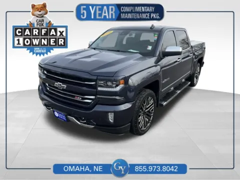 Blue 2018 Chevrolet Silverado 1500 LTZ for sale in Omaha, NE