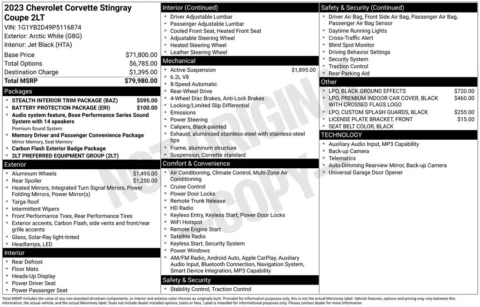 Photos of 2023 Chevrolet Corvette Stingray for sale in Omaha, NE at Gregg Young Chevrolet - Omaha