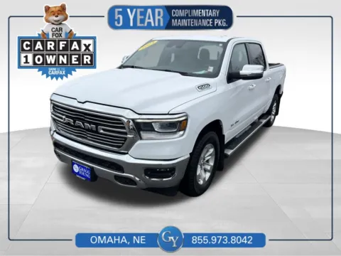 White 2023 Ram 1500 Laramie for sale in Omaha, NE