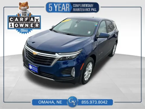 Blue 2023 Chevrolet Equinox LT for sale in Omaha, NE