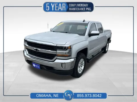 Silver 2017 Chevrolet Silverado 1500 LT for sale in Omaha, NE