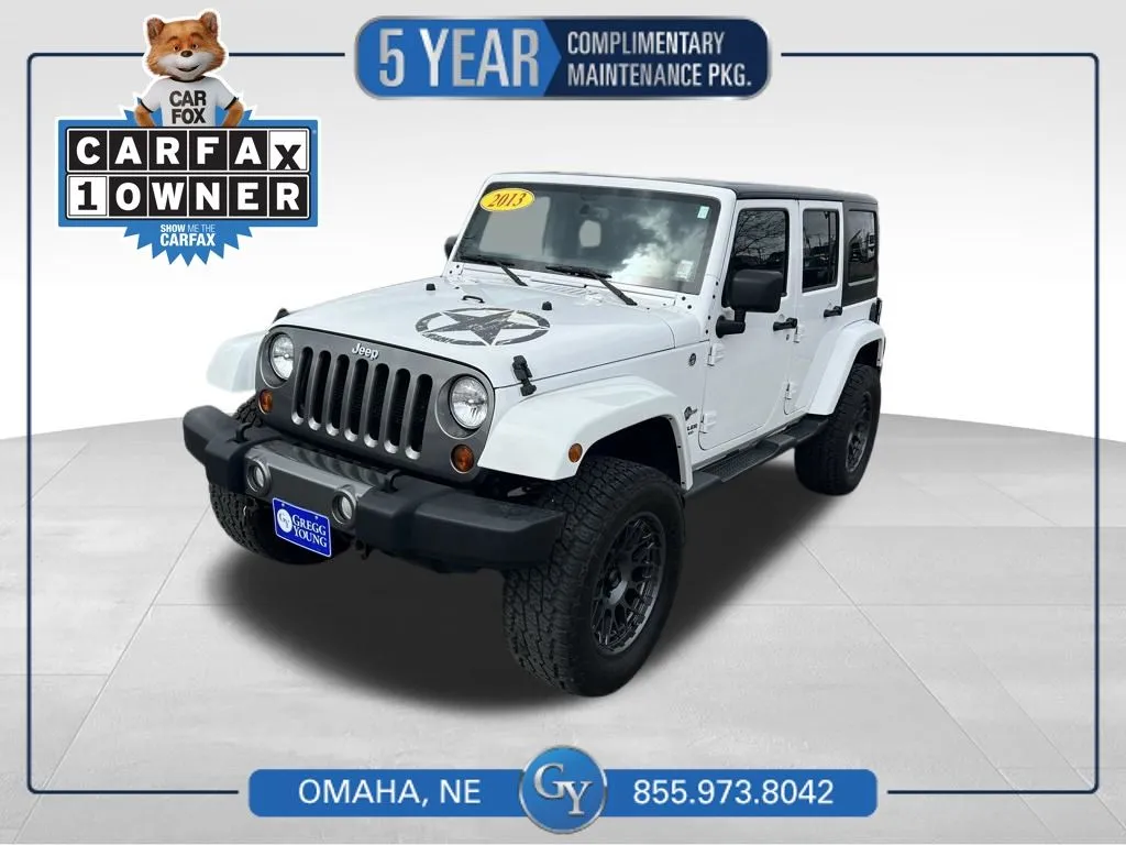 White 2013 Jeep Wrangler Unlimited Freedom Edition for sale in Omaha, NE