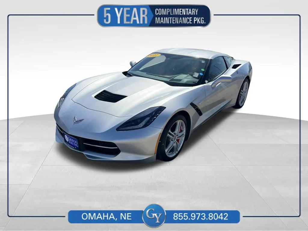 Silver 2017 Chevrolet Corvette Stingray for sale in Omaha, NE