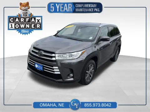Gray 2017 Toyota Highlander XLE for sale in Omaha, NE