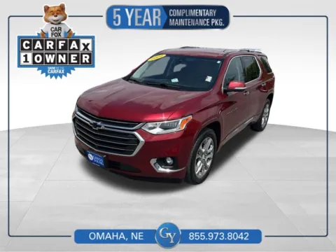 Red 2021 Chevrolet Traverse Premier for sale in Omaha, NE