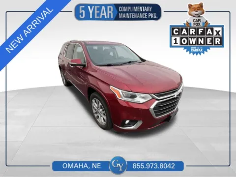 Red 2021 Chevrolet Traverse Premier for sale in Omaha, NE