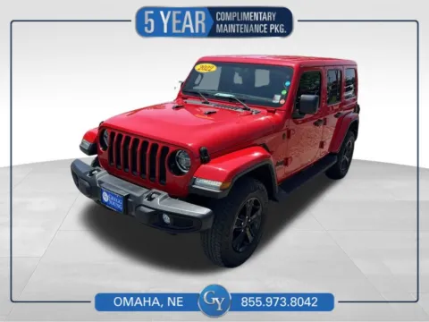 Red 2022 Jeep Wrangler Unlimited Sahara Altitude for sale in Omaha, NE