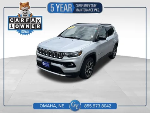 Silver 2025 Jeep Compass Limited for sale in Omaha, NE