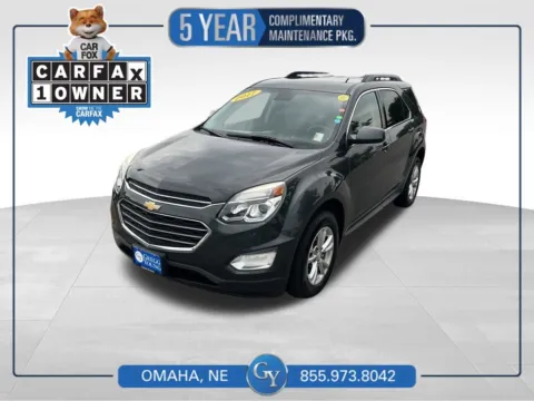 Gray 2017 Chevrolet Equinox LT for sale in Omaha, NE