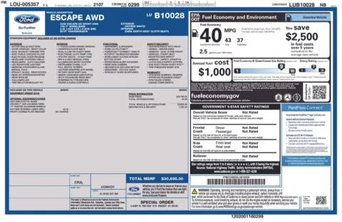 Photos of 2020 Ford Escape SE Sport Hybrid for sale in Omaha, NE at Gregg Young Chevrolet of Omaha