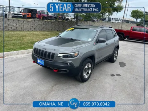 Gray 2019 Jeep Cherokee Trailhawk for sale in Omaha, NE