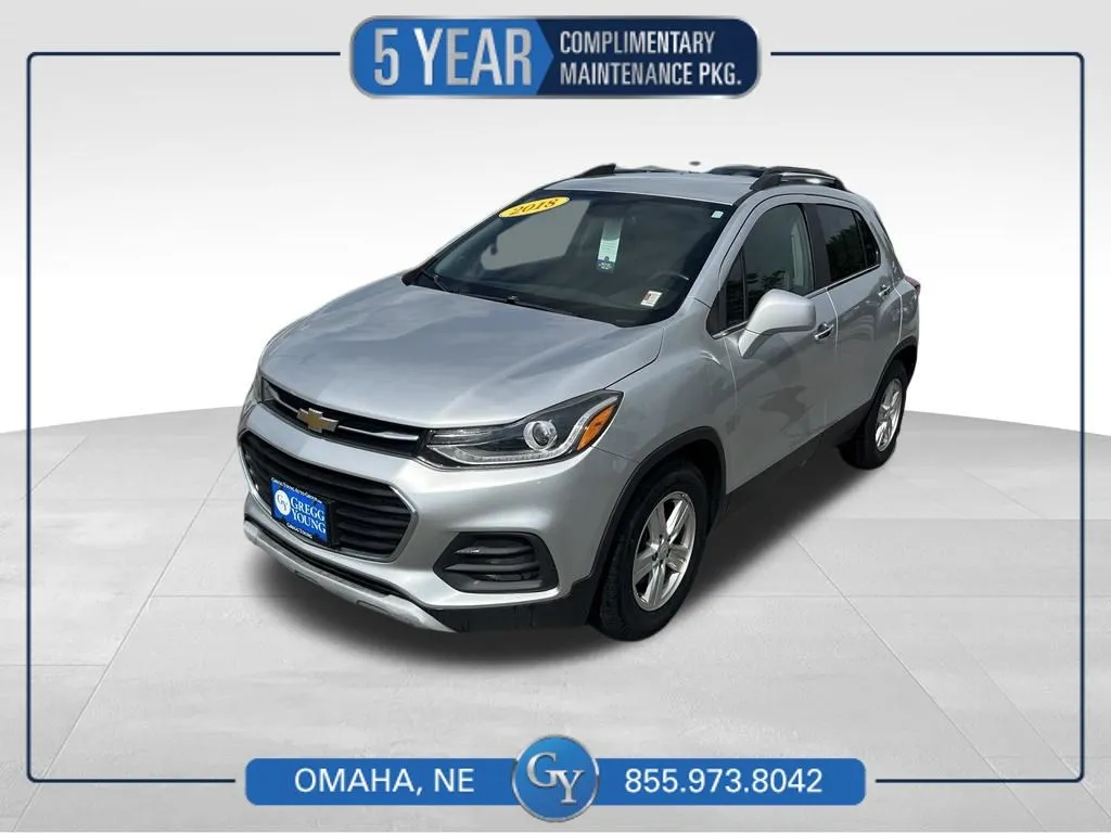 Silver 2018 Chevrolet Trax LT for sale in Omaha, NE